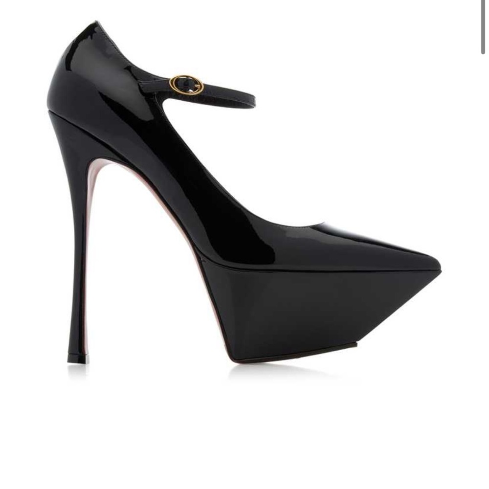 Amina Muaddi Yigit in PATENT- Brand New!!!